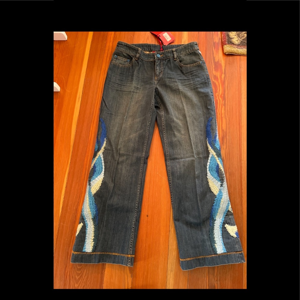 Oilily women’s “Summer of Love” jeans